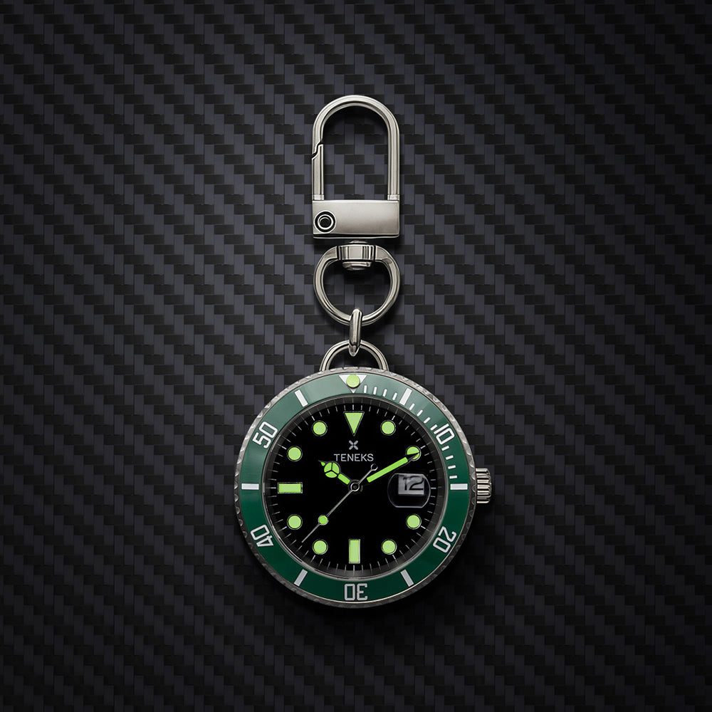 Diver Watch Charm - Green