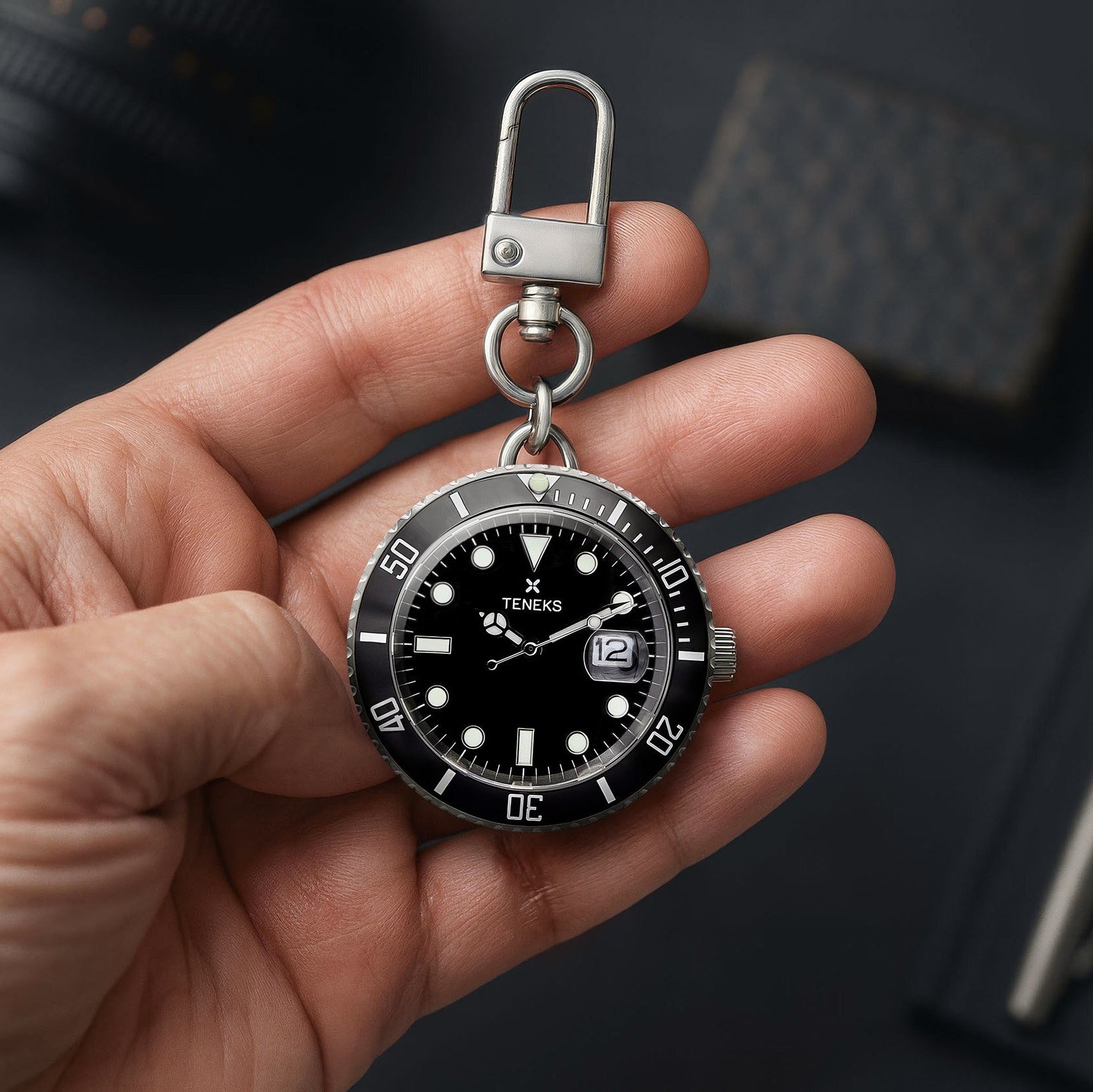 Diver Watch Charm - Black